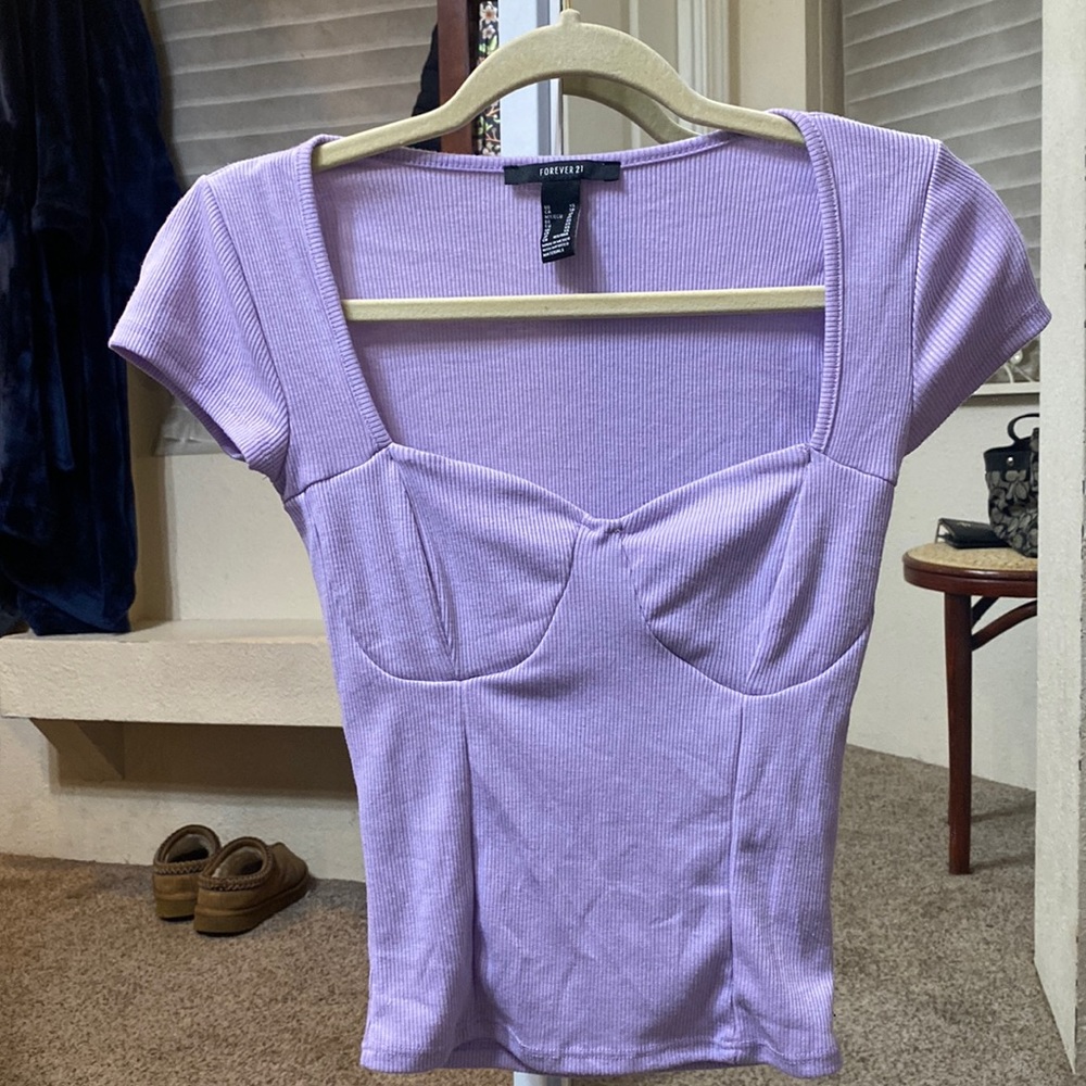 Forever 21 lavender top